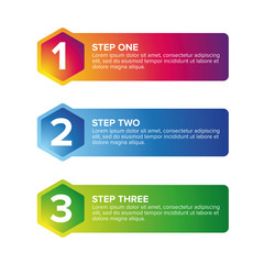 One Two Three button progress bar