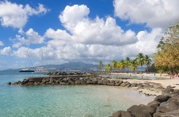 Anse Mitan - Fort-de-France - Martinique - Tropical island of Caribbean sea