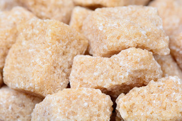 Background of unrefined sugar