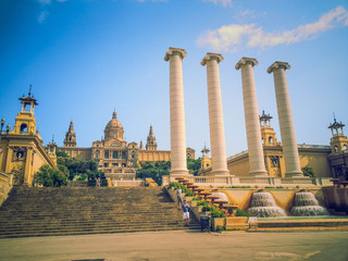 Obraz premium Visiting Barcelona in Spain