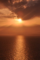 Orange Sunset in Mallorca
