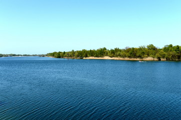 The Don River near the village of Romanovskaya, Rostov Region.