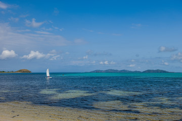 sailing, Mana Island, Fiji