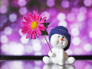 Obraz premium snowman_Flower