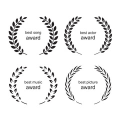 graphic award, vector