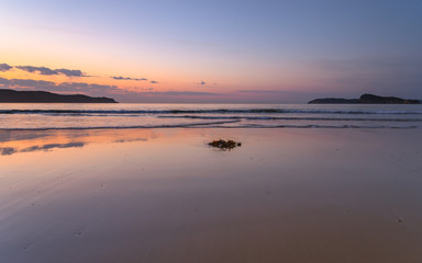 Dawn Seascape with Clouds
