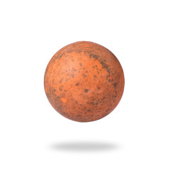 Basketball. Studio shot and isolated on white background