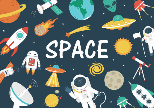 Space Objects Background