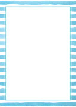 Blue painting strip pattern blank background