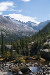 Mills Lake Rocky Mountain National Park Colorado Lake