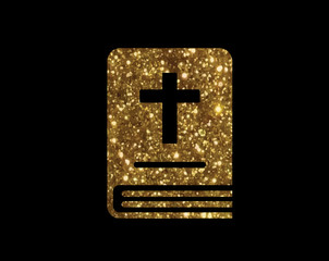 Fototapeta premium This sparkling illustration of the Bible is perfect for religious themes and spiritual concepts