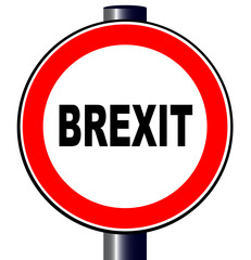 Brexit Traffic Sign