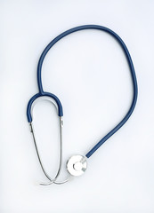Stethoscope isolated on white background.