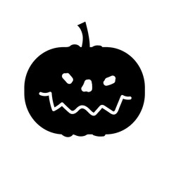 Halloween pumpkin icon vector