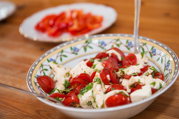 tomato and Mozarella- salad