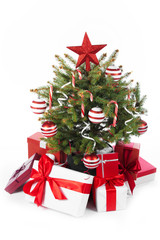 Christmas tree and gifts