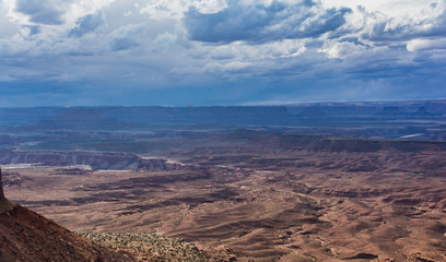 Canyonlands National Park Island in the Sky Trail Hike Landscape