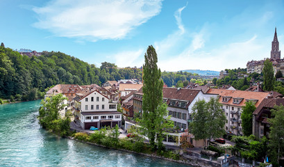 Fototapeta na wymiar Panoramic view of Berne, Switzerland