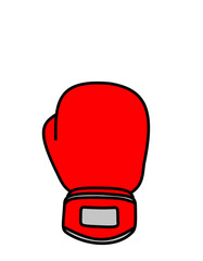 ボクシンググローブ（赤） - obrazy, fototapety, plakaty