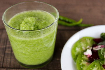 Beetroot salad with raw beets