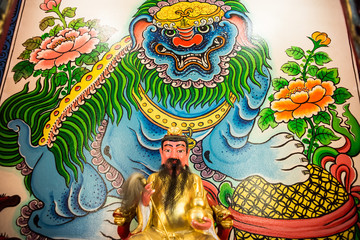 Samut Prakan Thailand: Chinese temple at  Sam Rong