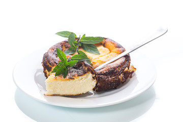 appetizing sweet cottage cheese casserole