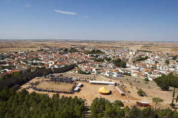Fototapeta na wymiar Vista de Belmonte, Cuenca