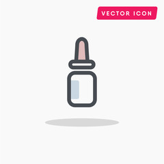Feeding bottle vector icon