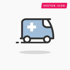 Ambulance vector icon