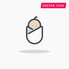 Newborn vector icon