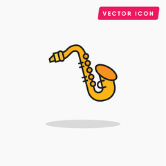Saxophone vector icon