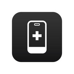 Medical app vector icon