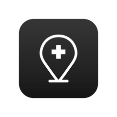 Medical Location vector icon
