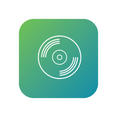 Vinyl record vector icon