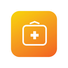 Medical bag vector icon