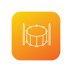 Drum vector icon