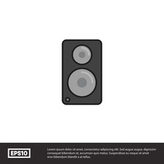 Speaker vector icon