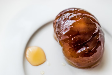 Turkish Chestnut Dessert / Kestane Sekeri