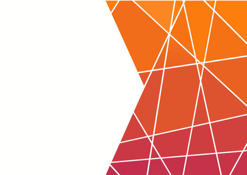 rood oranje achtergrond in een moderne vormgeving