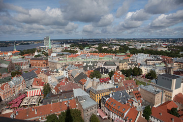 Fototapeta na wymiar Riga old town, market