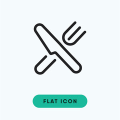Obraz premium Cutlery vector icon