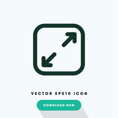 Dimensions vector icon