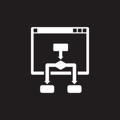 Web network vector icon