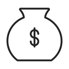 Dollar deposit vector icon