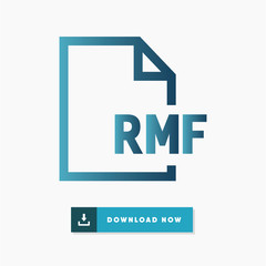Rmf file vector icon