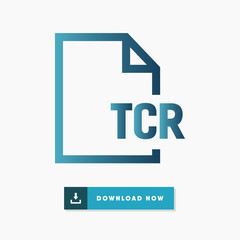 Tcr file vector icon