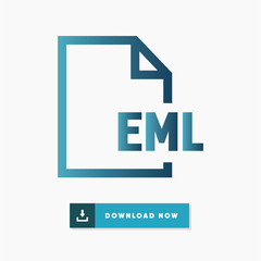 Eml file vector icon