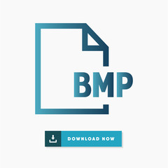 Bmp file vector icon