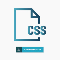 Css file vector icon