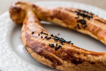 Turkish Salty Pastry Catal with black cumin